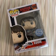 FUNKO POP television 1250 怪奇物語 Stranger Things EDDIE 模型公仔連保護盒