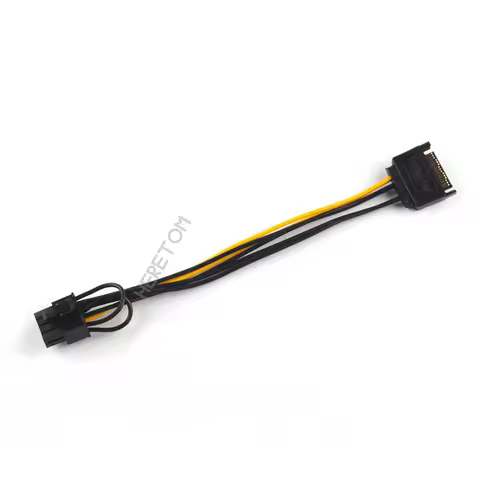 SATA NEW 15 pin Male to 8 pin ( 6+2 ) PCI-Express PCIe Video Graphic Card GPU Power Adapter Cable 20