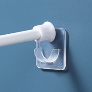 Strong Curtain Rod Bracket Holders Hooks Self-adhesive Rod Holder Clothes Rail Bracket Toilet Home B