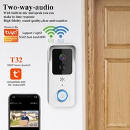 Tuya Wifi Smart Video Doorbell IR Night Vision 5G 1080P HD Wireless Home Door Bell Smart Remote Control Security Camera