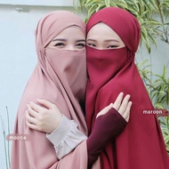 borong tudung niqab ready stock