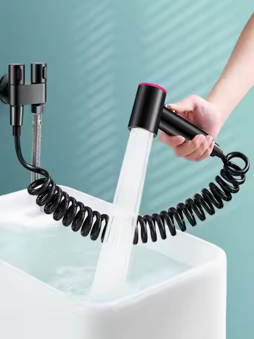 Toilet Bidet Sprayer Shower Head for Bathroom Handheld Filter Shower Head Bidet Sprayer Self Cleanin