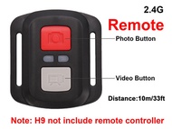2.4G Remote Control Black Plastic Support for EKEN H9 / H9R / H3R / H8 / H8R waterproof sports camer