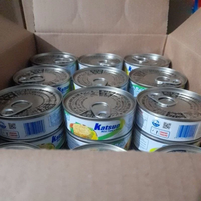 Tuna Sunbell katsuo deho kecil perdus isi 48 kaleng