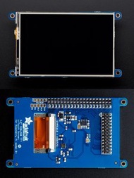 PiTFT Plus 480x320 3.5吋電阻式觸控螢幕 TFT+Touchscreen for Raspberry Pi 3 / Pi 2 / A+ / B+