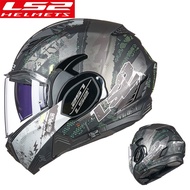 ❀⋮ ️Original LS2 FF900 Valiant II 180Degrees Flip Up Modular KPA Shell Motorcycle Helmet With Anti-f