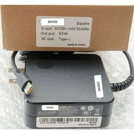 LENOVO 65W USB C USB Type C AC Power Supply Adapter Charger ADLX65YLC3A 01FR024 Square Type