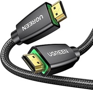 UGREEN 4K HDMI Cable Braided High Speed HDMI 2.0 Cord 18Gbps with Ethernet Support 4K 60Hz HDCP 2.2 ARC 3D Compatible with UHD TV, Monitor, Computer, Xbox 360, PS5, PS4, Blu-ray, Soundbar Monitor,0.5M