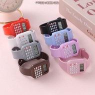 FREEWOODIEGI Micro Calculator Watch, Multifunctional Cartoon Electronic Digital Calculator, Portable