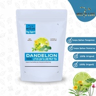 Lime Dandelion Lotus Leaf Detox Tea Natural Diuretic Curbs Appetite Reduces Water Retention for Weig