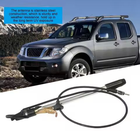 A11M-Radio Antenna 28206-3S400 For Navara Ute D22 1997-2012 Guard Mount Car Aerial DX ST ST-R