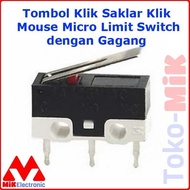 TOMBOL CLICK BUTTON CLICK SWITCH MOUSE MICRO LIMIT SWITCH WITH HANDLE