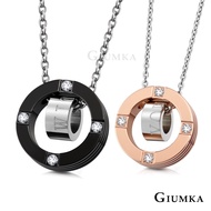 Giumka.couple Necklace.hypoallergenic.together.customized Lettering-Total 2 Styles