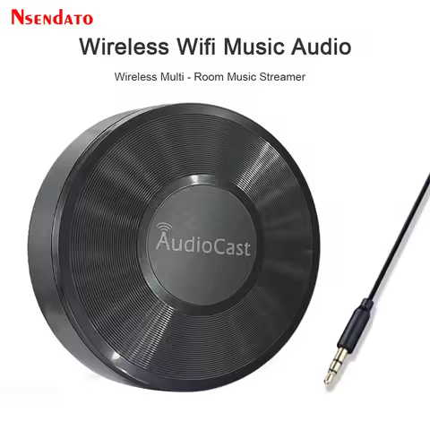 M5 AudioCast for Airplay Wireless Music Audio Speaker Receiver 2.4G WIFI Hifi Music for DLNA Airplay