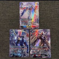 數碼暴龍卡 MetalGarurumon, Omegamon, WarGreymon 奧米加獸 戰鬥暴龍獸