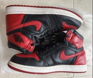 Nike Air Jordan 1 Retro High OG Bred 黑紅 US10.5 AJ1 櫻木花道 2016