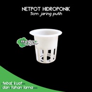 5 cm White Hydroponic Net Pot - Net Pot