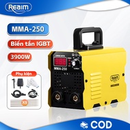 REAIM mini stick welding machine IGBT MMA-250/500 Electronic welding machine with clock and accessor