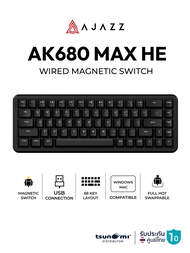 คีย์บอร์ดเกมมิ่ง Ajazz AK680 Max HE Wired Magnetic Switch Mechanical Keyboard รับประกันสินค้า 1 ปี