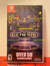 《今日快閃價》全新 Switch NS遊戲 世嘉 創世紀經典合集 SEGA Genesis Classics 美版英文版 （包含50個遊戲）