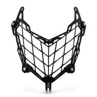 Evomosa อุปกรณ์ป้องกันไฟหน้าตะแกรงไฟหน้ารถจักรยานยนต์ฝาปิดตะแกรงหลอดไฟหน้าสำหรับ HONDA TRANSALP XL75