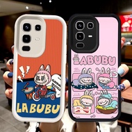 N79 LABUBU Black and white silicone Casing for Infinix Note 50 Pro 50X 50S 5G Case