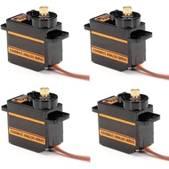 4 ES08MA II 12G Mini Metal Gear Simulation Servo Shockproof Device, Compatible with RC Model