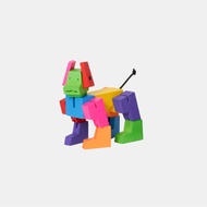 Areaware Milo Cubebot酷比狗變形機器狗公仔/ 小型/ 酷炫彩