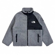 香港發貨 The North Face 羊羔毛拼色刺繡Logo立領口袋外套 7日貨期