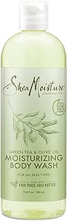 SheaMoisture Body Wash for All Skin Types Moisturizing Olive Oil &amp; Green Tea Cruelty Free Made with Fair Trade Shea Butter, 19.8 Oz