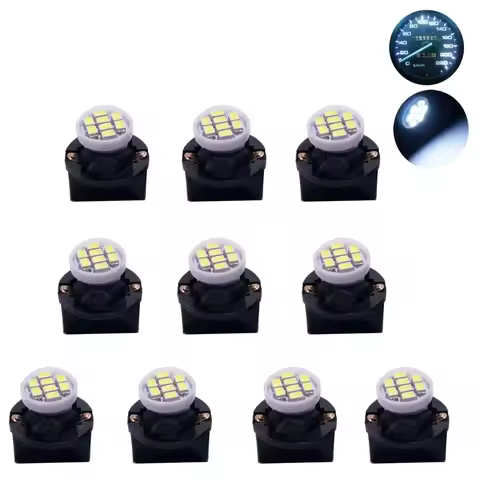 T10 W5W 194 168 Dash Instrument White LED Light Bulbs Bright Panel Gauge Cluster Dashboard LED Light