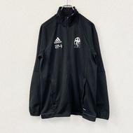 adidas運動外套/球衣，黑色，M碼，古著。