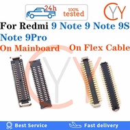 40pin New For Xiaomi Redmi 9 Note 9 Note 9S Note 9Pro Pro LCD Display FPC Connector Plug On MotherBo
