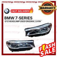 BMW 7-SERIES G12 HEADLAMP HEADLIGHT LH & RH USED ORIGINAL ( 6311-7408707/6311-7408708 )