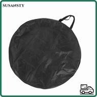 SUSANSTY Bike Wheel Bag, Lightweight Round Wheelset Carrying Bag, Durable Nylon Black Bike wheelset 