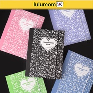 [Lucalab] A5 Composition Hard Cover + Band Photocard Binder /A5 PVC Cover / A5 Double sided Refill P