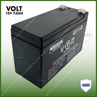 VOLT BACKUP BATTERY 12V 7AH MAINTENANCE-FREE AUTOGATE BACK UP USED ( DNOR / ENERGY GP) AUTO GATE