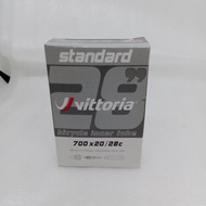 Vittoria Bicycle Inner Tube 700 x 20c 23c 25c 28c 700 x 28c Roadbike Inner Tube FV Small Valve 48mm