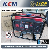 KCM 1100watt/1.1kW Portable Gasoline Petrol Generator (4-Stroke Engine) KF1800 - Heavy Duty - 6 Months Local Warranty -