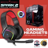 Gaming Freak Spark 2 RGB 7.1 Virtual Gaming Headset USB Connection GH-SPARK 2 Deep Bass (1 YEAR WARR