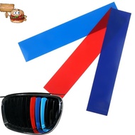 sun 1/3/5 Sets Personalized Car Decoration PVC M Stripe Color Grill Stier For 1 3 5 X1 X3 X5 Series 