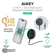 Aukey LC-MC11 Qi2.2 MagFusion Q Magnetic Fast Wireless Charger (24 Months Warranty)