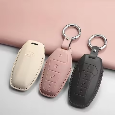 4 Buttons Car Key Case Cover Shell Fob for BYD Tang DM Song PRO Qin PLUS Yuan Atto 3 Han EV Max Dolp