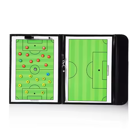 54cm Foldable Magnetic Soccer Tactic Board Football Coaching Training Tactics Clipboard Portable Gam