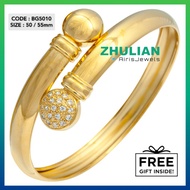 ZHULIAN Bangle Datin [BG5010] - Gold Plated 999