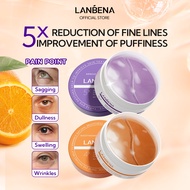 LANBENA Vitamin C Retinol Hydra-Gel Eye Patches 60pcs/30pairs Brightening Anti-Aging Anti-Wrinkle Da