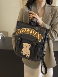 Joy กระเป๋าเป้สะพายหลังสำหรับผู้หญิงกระเป๋าสะพายหลังสไตล์มหาลัยกระเป๋าคอมพิวเตอร์อเนกประสงค์และทันสม