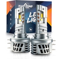 TUFFOO 2PCS H15 LED Bulb For Car High Beam DRL Day Time Running Light Canbus For Ford Ranger Mazda3