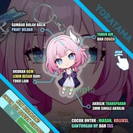 Gantungan Kunci Cyrene Honkai Star Rail, Anime Keychain Lucu - Cyrene Kecil
