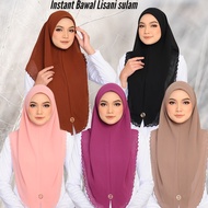 LELONG Tudung Sarung Bawal Tudung Bawal Bidang 50 Tudung Bawal sulam Instant sulam Tudung Bawal Chiffon